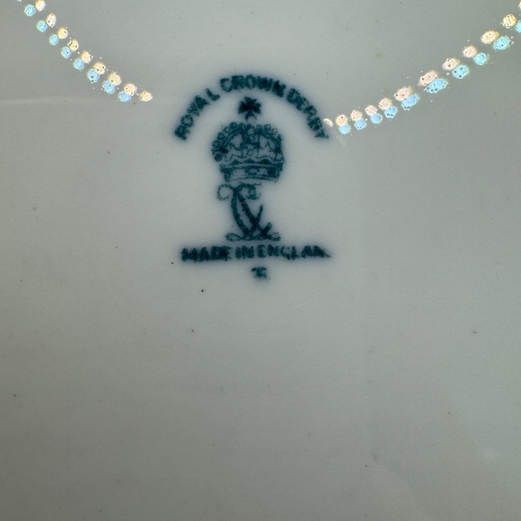 Royal Crown Derby Blue Mikado Dinner Plate Set of 4 Excellent Condition - Picture 3 of 11